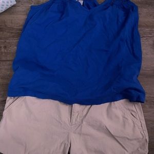 Womens shorts and tanktop  in good condition